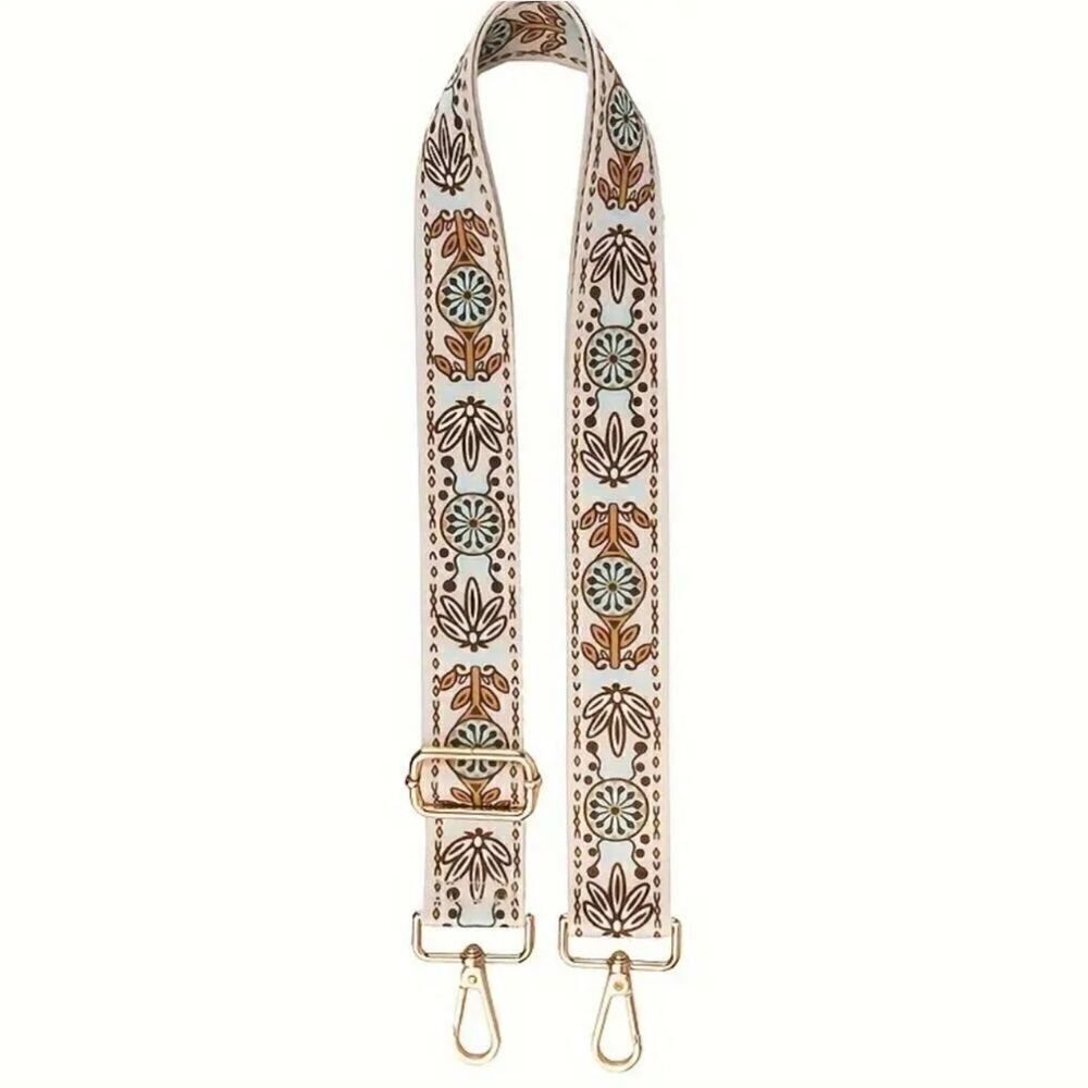 Multi-Compartment Adjustable Wide Shoulder Handbag Replacement Strap